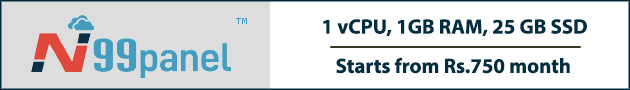 N99panel - WordPress/WooCommerce optimized VPS - starts from Rs.750 per month